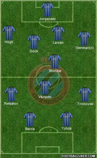 Club Brugge KV Formation 2012