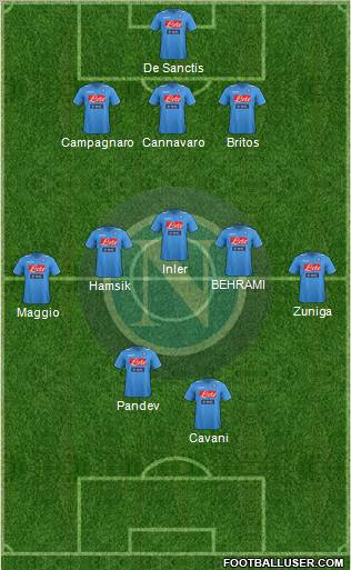 Napoli Formation 2012