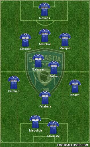 Sporting Club Bastia Formation 2012