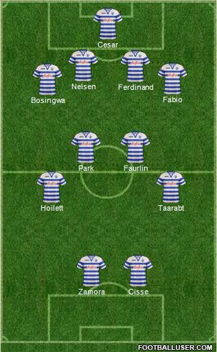 Queens Park Rangers Formation 2012