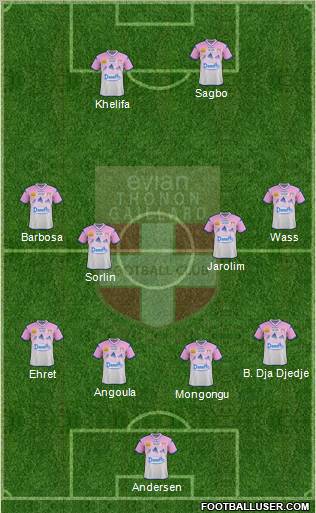 Evian Thonon Gaillard Football Club Formation 2012