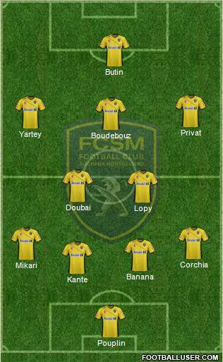 FC Sochaux-Montbéliard Formation 2012