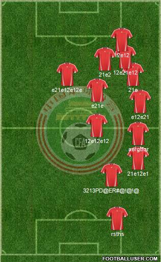 China football formation