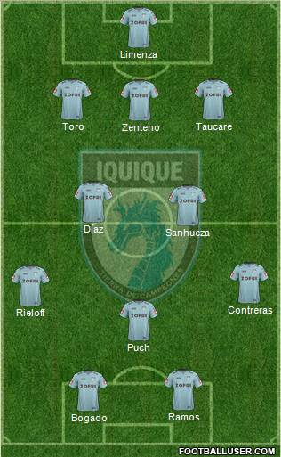 CD Municipal Iquique S.A.D.P. Formation 2012