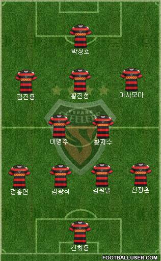 Pohang Steelers Formation 2012
