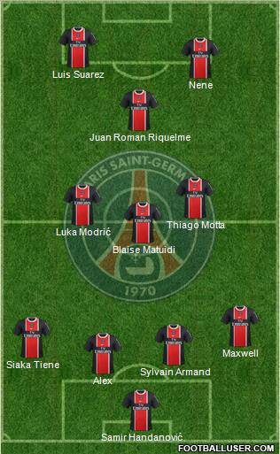 Paris Saint-Germain Formation 2012