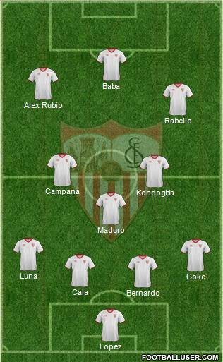 Sevilla F.C., S.A.D. Formation 2012