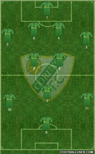 Coruxo F.C. Formation 2012
