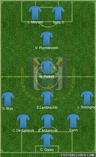 RSC Anderlecht Formation 2012