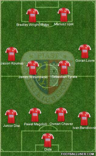 Piast Gliwice Formation 2012