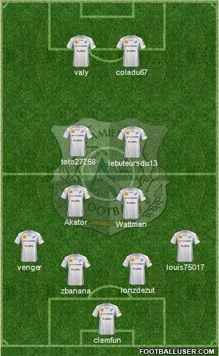 Amiens Sporting Club Football Formation 2012