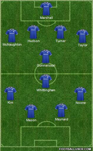 Cardiff City Formation 2012