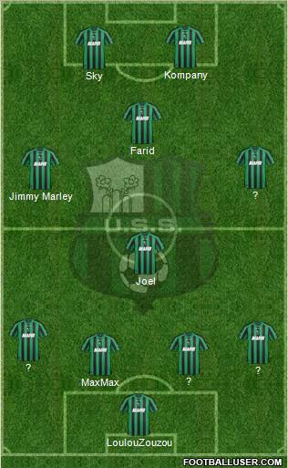 Sassuolo football formation