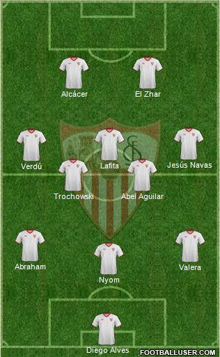 Sevilla F.C., S.A.D. Formation 2012