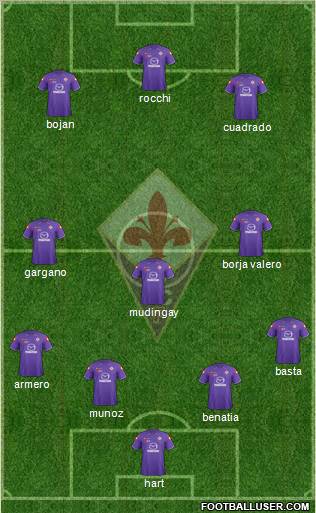 Fiorentina Formation 2012