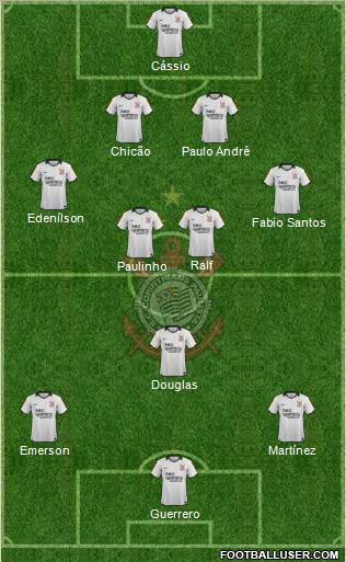 SC Corinthians Paulista Formation 2012