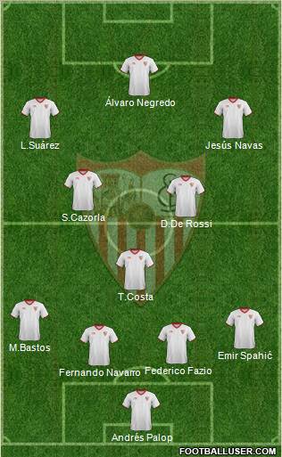 Sevilla F.C., S.A.D. Formation 2012