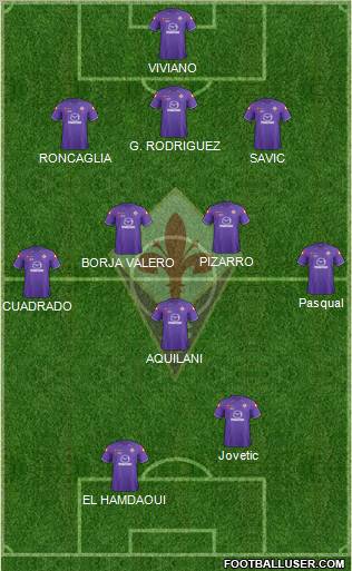 Fiorentina Formation 2012