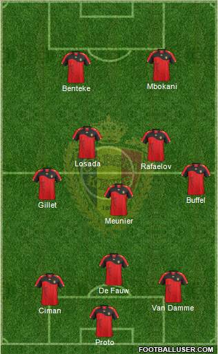 Belgium Formation 2012