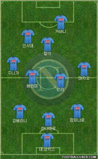 Napoli Formation 2012