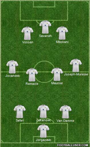 Leeds United Formation 2012