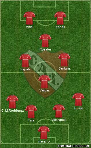 Independiente Formation 2012