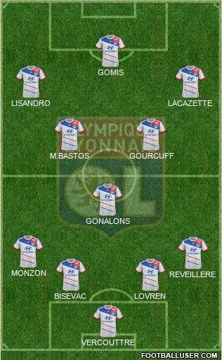 Olympique Lyonnais Formation 2012