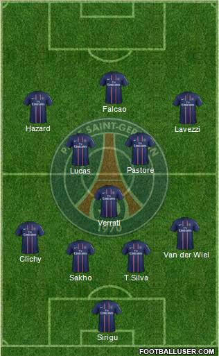 Paris Saint-Germain Formation 2012