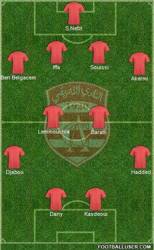 Club Africain Tunis Formation 2012