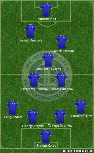 PSFC Chernomorets (Burgas) Formation 2012