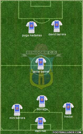 Benidorm C.D. Formation 2012