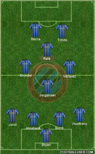 Club Brugge KV Formation 2012
