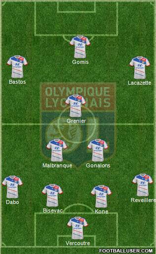 Olympique Lyonnais Formation 2012