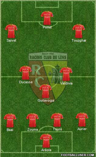 Racing Club de Lens Formation 2012