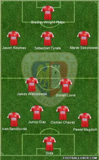 Piast Gliwice Formation 2012