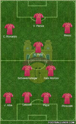 Pontevedra C.F. Formation 2012