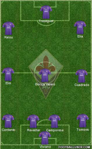 Fiorentina Formation 2012