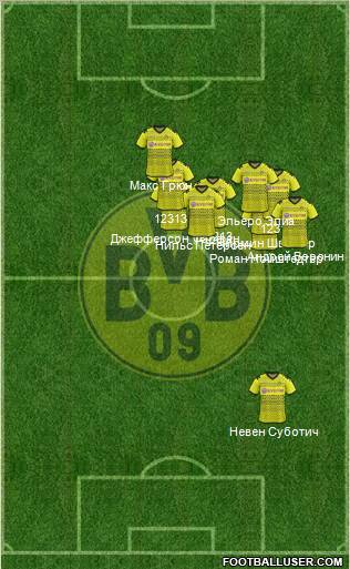 Borussia Dortmund Formation 2012