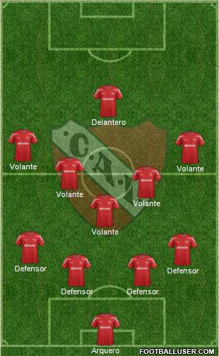 Independiente Formation 2012