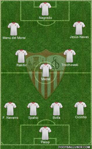Sevilla F.C., S.A.D. Formation 2012