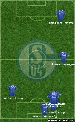 FC Schalke 04 Formation 2012