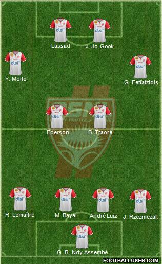 A.S. Nancy Lorraine Formation 2012