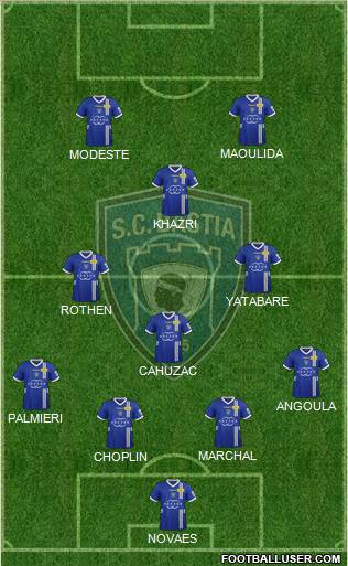 Sporting Club Bastia Formation 2012