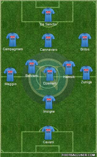 Napoli Formation 2012