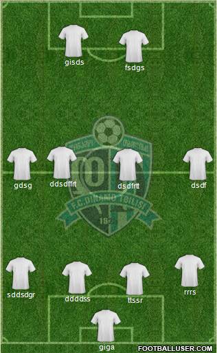 Dinamo Tbilisi Formation 2012