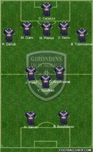 FC Girondins de Bordeaux Formation 2012