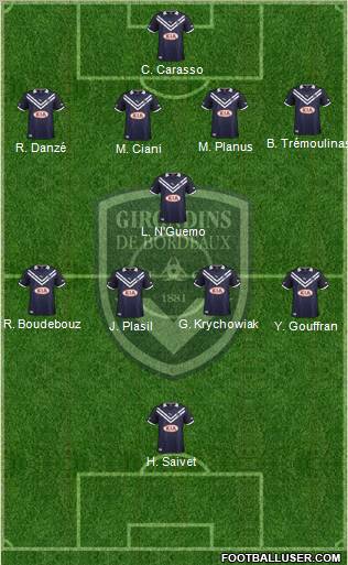 FC Girondins de Bordeaux Formation 2012