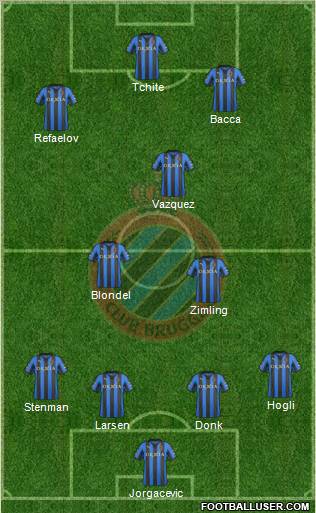 Club Brugge KV Formation 2012