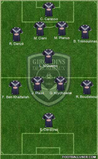 FC Girondins de Bordeaux Formation 2012