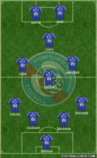 Racing Club de Strasbourg-Football Formation 2012